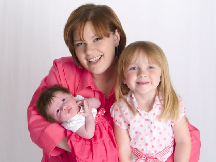 Laura Mullen and her daughters. Laura says her mom hero is her mother, Linda Kerr.